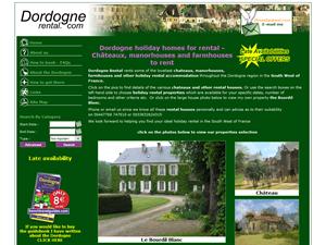 Screenshot of Dordogne Rental