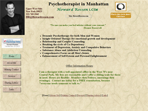 Screenshot of Psychotherapist in Manhattan