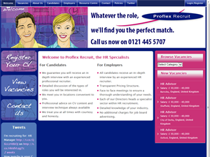 Screenshot of HR Recruitment Agencies