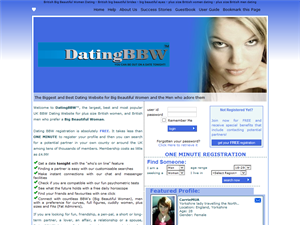 Screenshot of Single Big Beautiful Women Dating Online