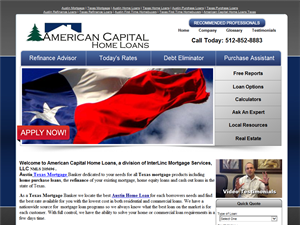 Screenshot of Austin Home Loans