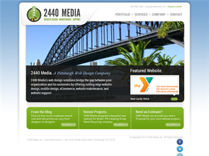 Screenshot of Pittsburgh Web Design Company