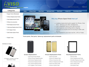 Screenshot of iPhone Spares & Parts Wholesale