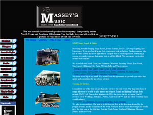 Screenshot of Massey's Music Productions