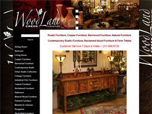 Screenshot of Barnwood Furniture Tables