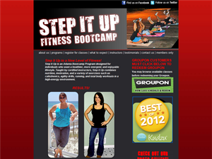 Screenshot of Fitness Boot Camp