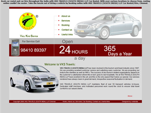 Screenshot of Car Rental Chennai