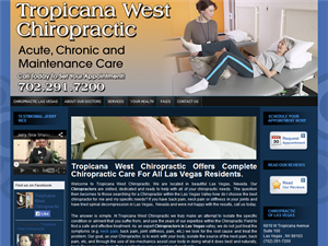 Screenshot of Chiropractic Las Vegas