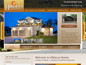 Screenshot of New Homes for Sale Orlando Florida