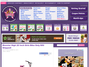 Screenshot of Coupon Divas