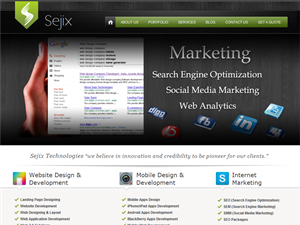 Screenshot of Web design Company Chandigarh - India