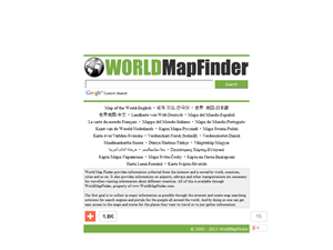 Screenshot of WorldMapFinder