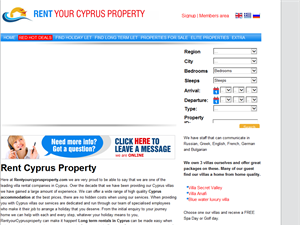 Screenshot of Cyprus Property Sales