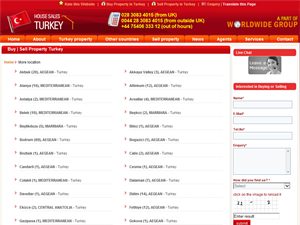 Screenshot of Property Sale in Turkey