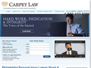 Screenshot of Personal Injury Attorneys Philadelphia