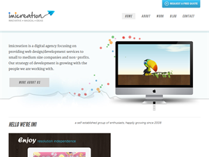 Screenshot of Web Design company