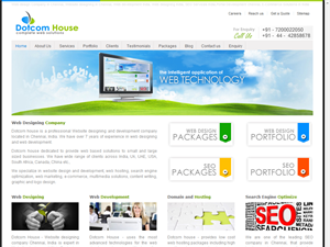 Screenshot of Web Design Chennai