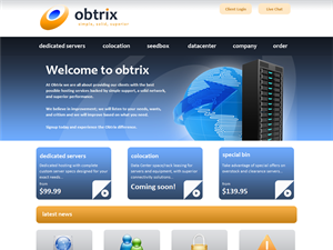 Screenshot of Obtrix for VPS Servers