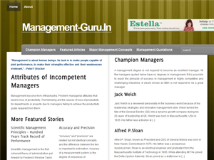 Screenshot of Management concepts India