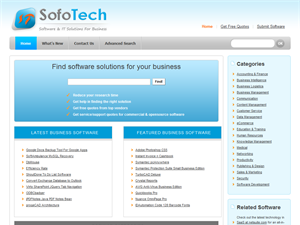 Screenshot of Business Software Downloads