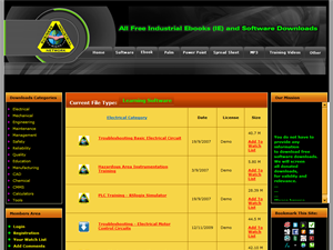 Screenshot of All Free Industrial Software and Downloads