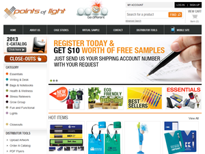 Screenshot of Business Promotional Gifts 