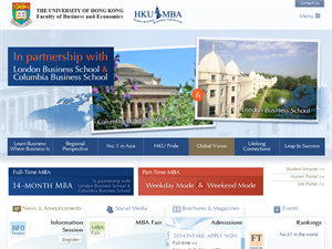 Screenshot of MBA Programs