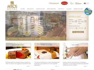 Screenshot of Hotel in Quito, Ecuador