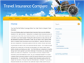 Screenshot of Compare Travel Insurance