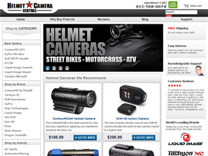 Screenshot of Do You Want Some Helmet Cam Reviews