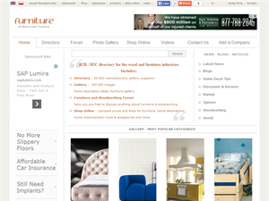 Screenshot of Wood-Furniture.biz