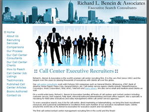 Screenshot of Call Center Employment