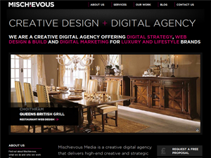 Screenshot of Web Design & Graphic Company