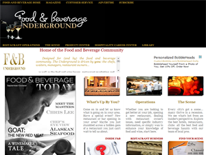 Screenshot of Food and Beverage Underground