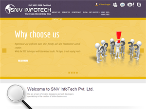 Screenshot of SEO Company India