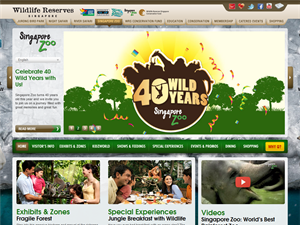 Screenshot of Singapore Zoological Gardens