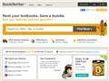 Screenshot of Bookrenter.com