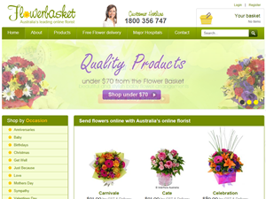 Screenshot of Online Florist