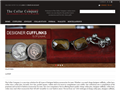 Screenshot of Collar Stays, Designer Cufflinks & Collar Bars