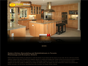 Screenshot of Kitchen Cabinets Ontario