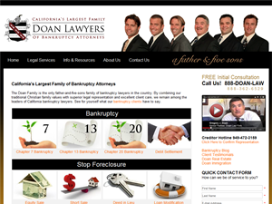 Screenshot of Doan Law Firm