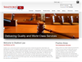 Screenshot of Business Litigation Law Firm