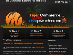 Screenshot of Ecommerce Website