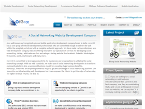 Screenshot of Social Networking Website Development USA, UK