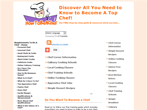 Screenshot of How To Become A Chef