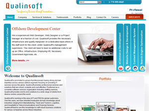 Screenshot of Software Development Company India