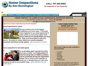 Screenshot of Home Inspections by Ken Normington 