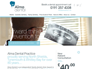 Screenshot of Dental Clinic Newcastle