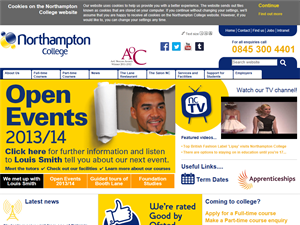 Screenshot of BTEC Courses in Northampton