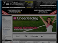 Screenshot of Cheerleading America